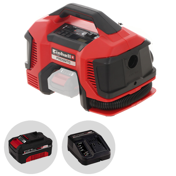 Einhell PRESSITO TE AC 18 11 LiAC akkukompressori 18 V 4 Ah 11 bar