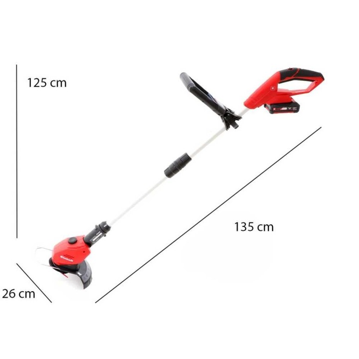 Einhell GE-CT 18 Li akkukäyttöinen ruohotrimmeri, 18 V, 2,5 Ah