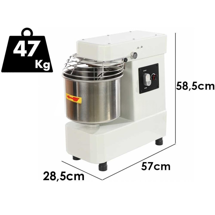 Prismafood iLine SFMC 10 VAR -spiraalitaikinakone, 8 kg, 10 l, 230 V