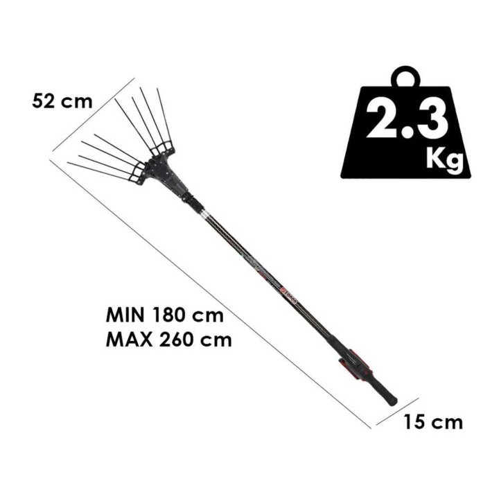 Zanon Murcielago X Lazer AL-200 akkukäyttöinen oliivinkerääjä, 18 V, 300 W
