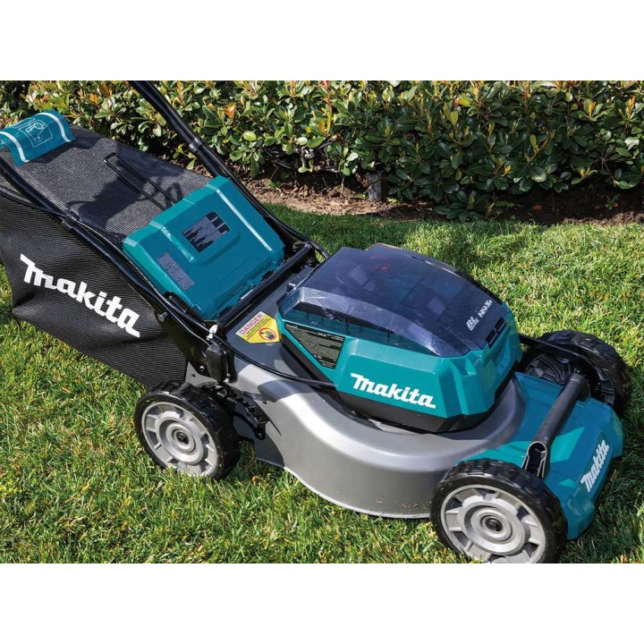 Makita DLM462Z akkuruohonleikkuri, 46 cm, 36 V, takaveto, 4 akkua