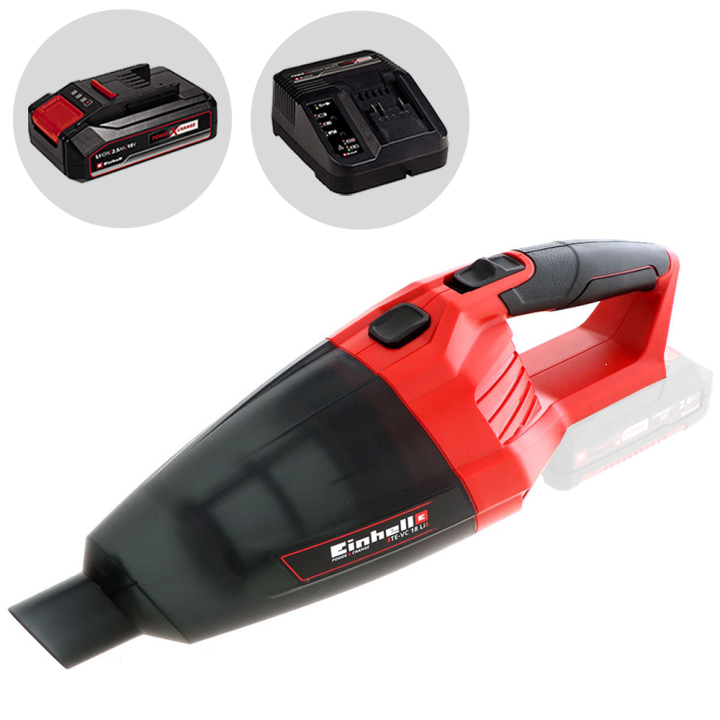 Einhell TE VC 18 Li akkukäyttöinen käsipölynimuri 18 V 2 5 Ah
