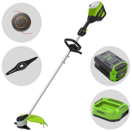 Greenworks GD60BC raivaussaha ja trimmeri 60 V 4 Ah 40 cm