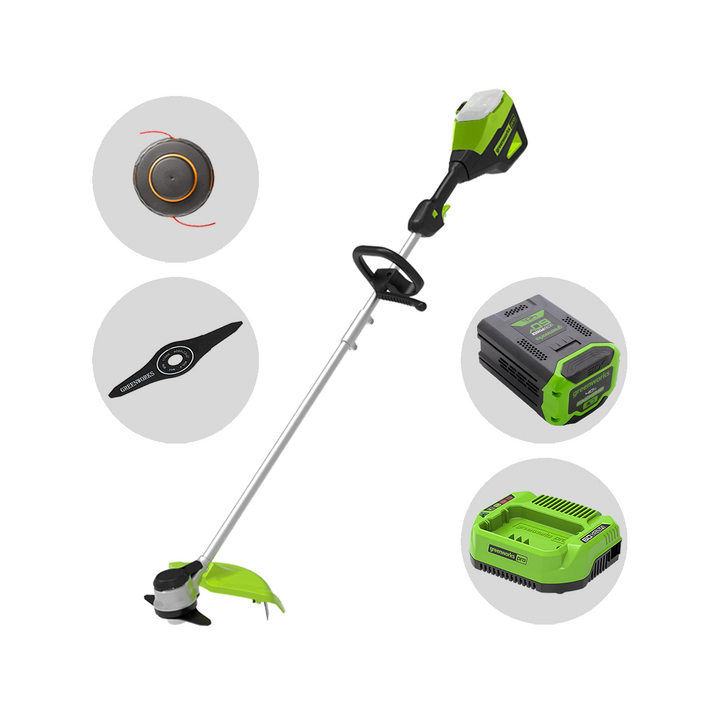 Greenworks GD60BC raivaussaha ja trimmeri 60 V 4 Ah 40 cm