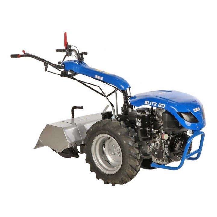 EuroMech BLITZ 80 dieselkäyttöinen puutarhajyrsin, Kohler KD 15 350, 9,5 HP, 75 cm