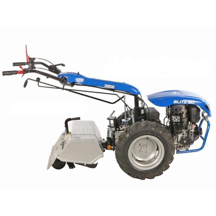 EuroMech BLITZ 80 dieselkäyttöinen puutarhajyrsin, Kohler KD 15 350, 9,5 HP, 75 cm