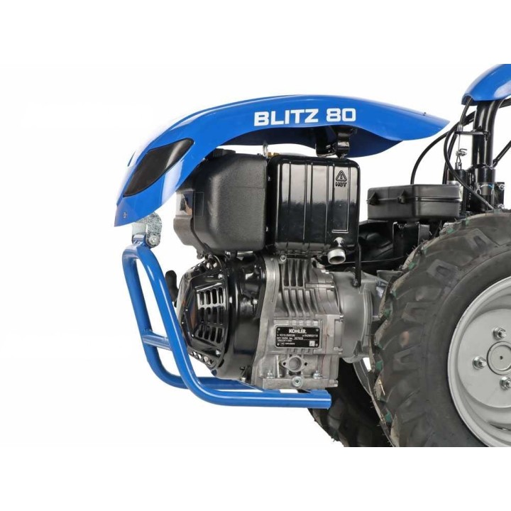EuroMech BLITZ 80 dieselkäyttöinen puutarhajyrsin, Kohler KD 15 350, 9,5 HP, 75 cm