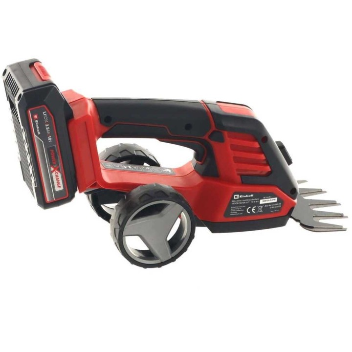 Einhell GE-CG 18/100 Li T akkuruohosakset teleskooppivarrella, 18 V, 5,2 Ah