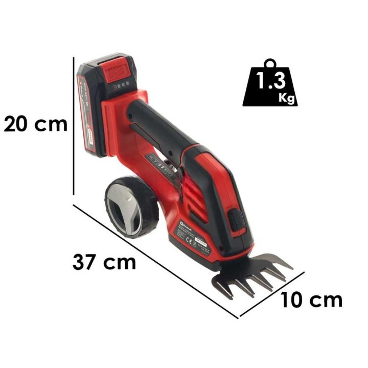 Einhell GE-CG 18/100 Li T akkukäyttöiset ruohosakset, 18 V, 4 Ah