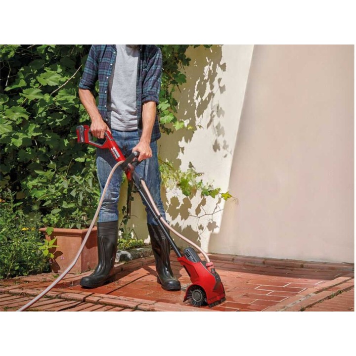 Einhell Picobella pintojenpuhdistin, 18 V, 5,2 Ah, rullaharjat