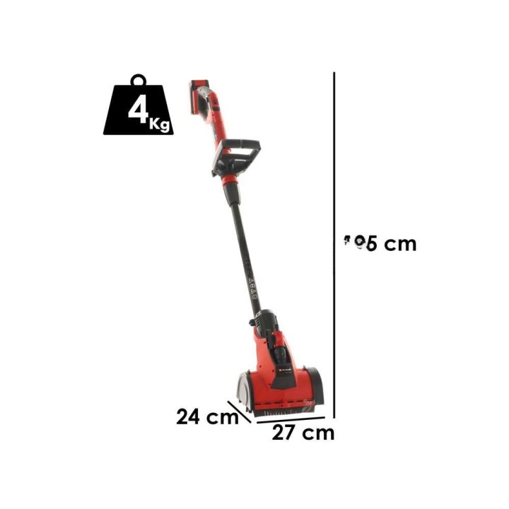 Einhell Picobella akkukäyttöinen pintojenpesuri, 18 V, 4 Ah, 250 mm