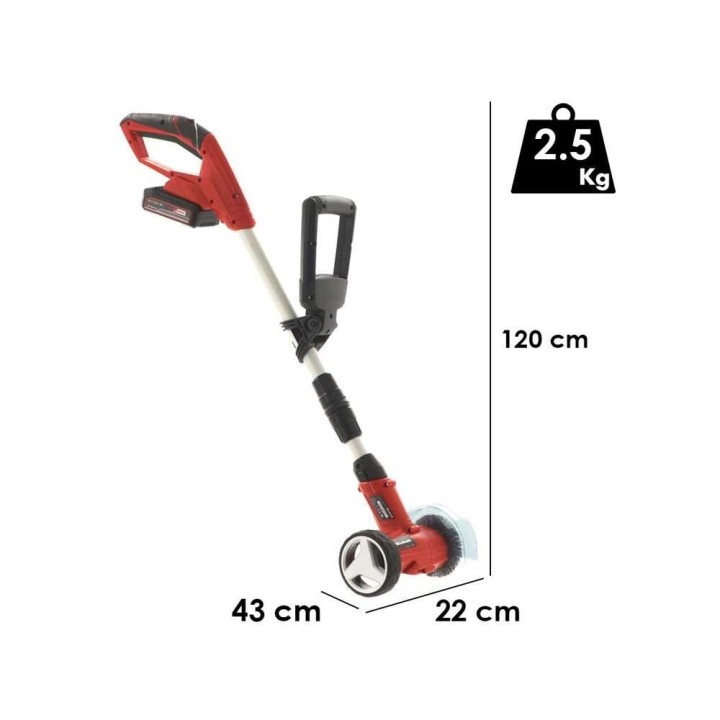 Einhell GC-CC 18 Li saumapuhdistin, 18 V, 5,2 Ah akku