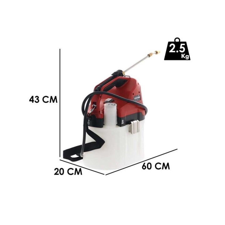 Einhell GE-WS 18/75 Li akkuruisku, 7,5 l, 18 V, 4 Ah