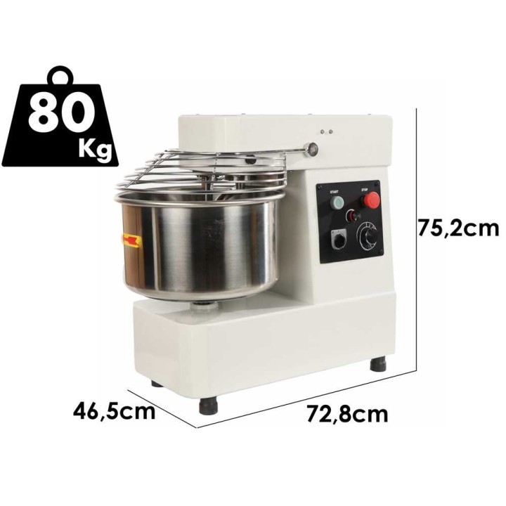 Prismafood iLine SFMC 30 VAR -spiralitaikinakone, 25 kg, 230 V