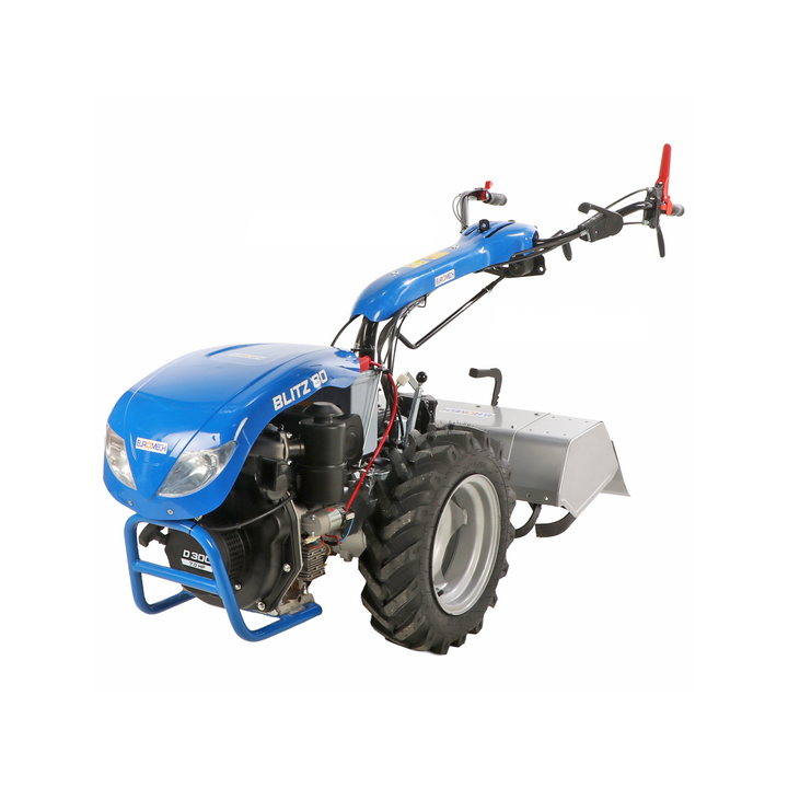BLITZ 80 diesel motocultivaattori Yagmur D300 7 HP sähköinen käynnistys 75 cm jyrsin