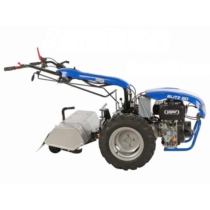 BLITZ 80 diesel-motocultivaattori, Yagmur D300, 7 HP, sähköinen käynnistys, 75 cm jyrsin