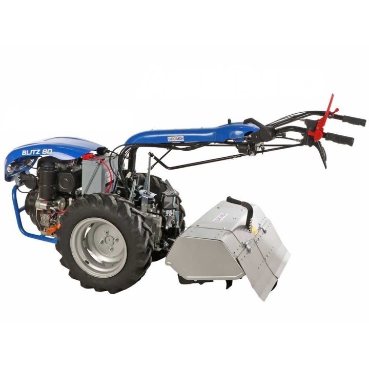 BLITZ 80 diesel-motocultivaattori, Yagmur D300, 7 HP, sähköinen käynnistys, 75 cm jyrsin