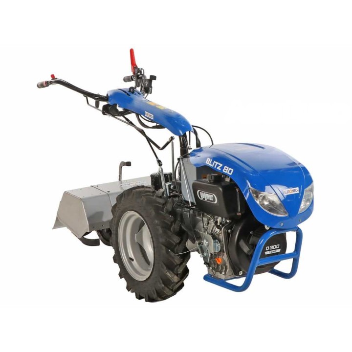 BLITZ 80 diesel-motocultivaattori, Yagmur D300, 7 HP, sähköinen käynnistys, 75 cm jyrsin