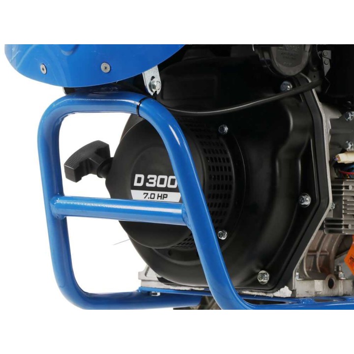 BLITZ 80 diesel-motocultivaattori, Yagmur D300, 7 HP, sähköinen käynnistys, 75 cm jyrsin