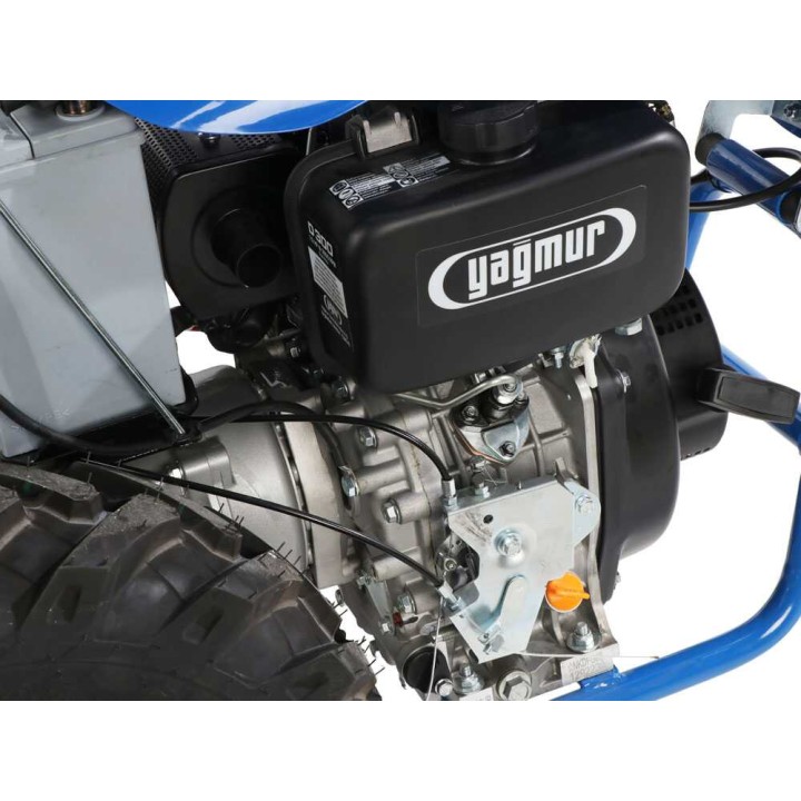 BLITZ 80 diesel-motocultivaattori, Yagmur D300, 7 HP, sähköinen käynnistys, 75 cm jyrsin