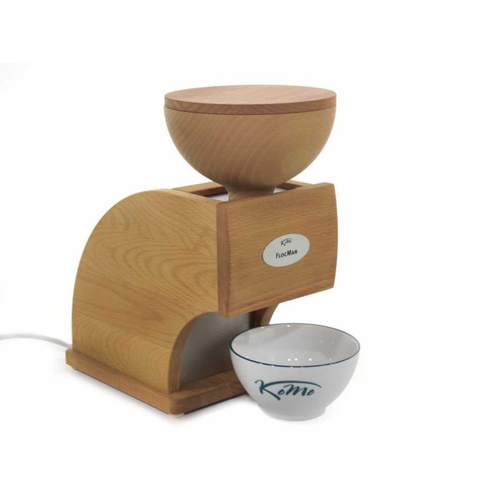 Komo FlocMan 600 g sähköinen hiutalemylly, 140 W, puurunko