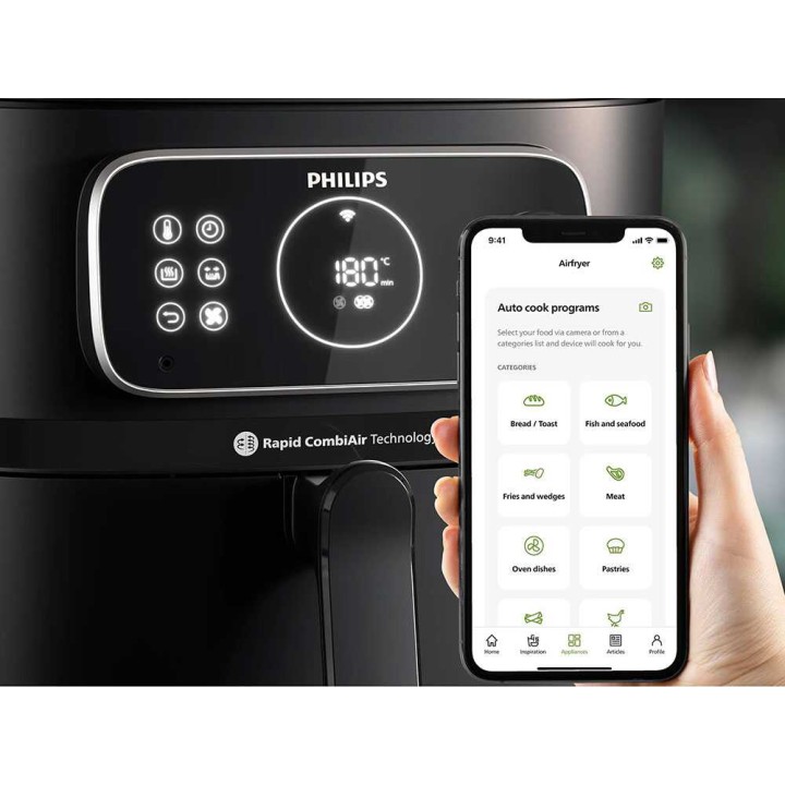 Philips Airfryer Serie 7000 XXL Connected HD9876/90, 8,3 l, 2 200 W