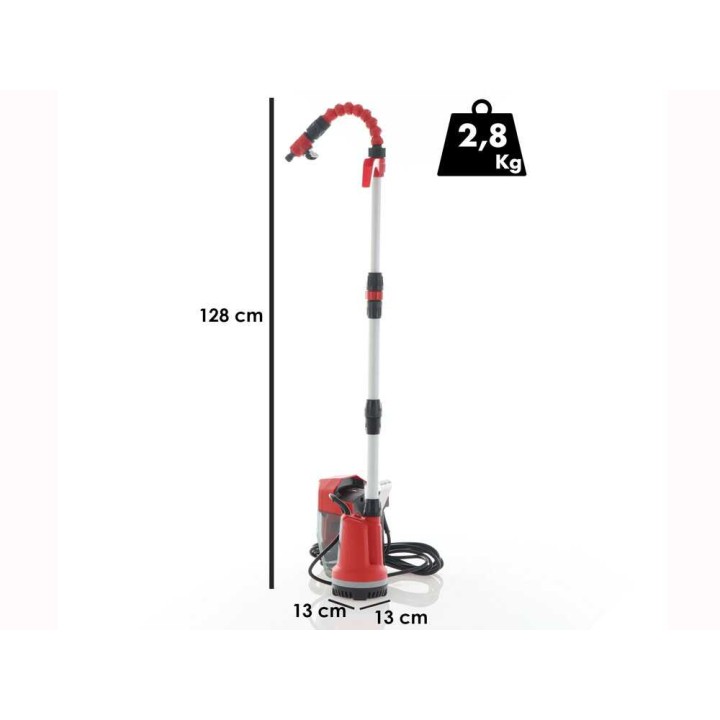 Einhell GE-PP 18RB Li uppopumppu kirkkaalle vedelle, 18 V, 4 Ah