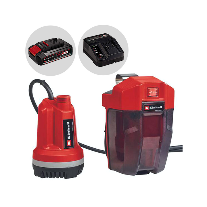 Einhell GE PP 18 RB akkukäyttöinen uppopumppu 18 V 3 000 l h