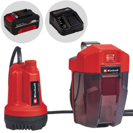 Einhell GE SP 18 Li uppopumppu kirkkaalle vedelle 18 V 5 000 l h