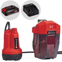 Einhell GE SP 18 Li uppopumppu kirkkaalle vedelle 18 V 5 000 l h