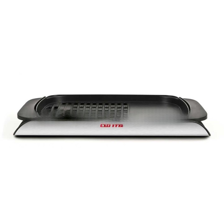 Girmi BQ91 sähkögrilli, 2 kW, 40 × 30 cm paistolevy, lasikansi