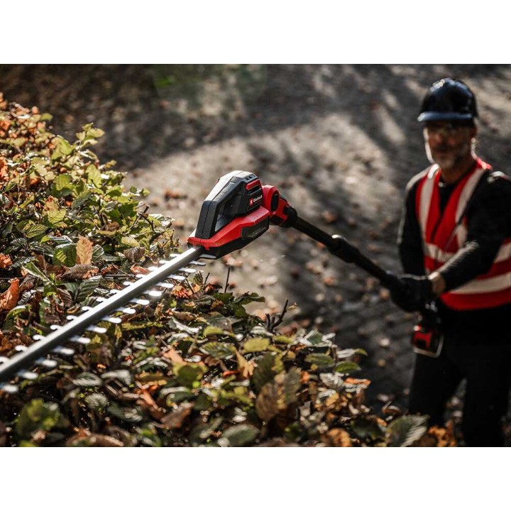 Einhell GP-HH 18/50 Li T BL teleskooppinen pensasleikkuri, 18 V, 4 Ah, 50 cm