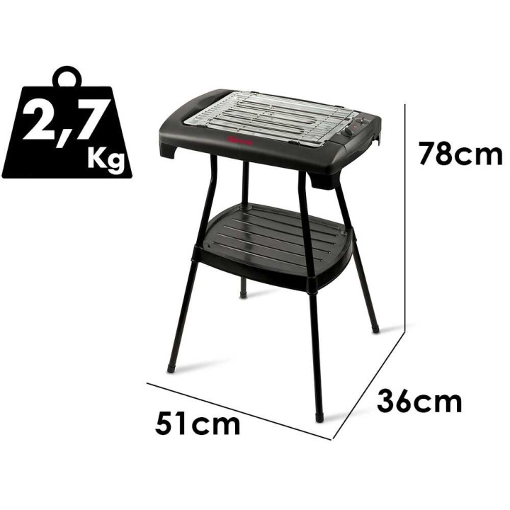 Girmi BQ22 sähkögrilli jalustalla 2 000 W 230 V