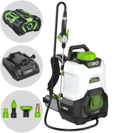 EGO BSP 3500 E akkukäyttöinen reppuruisku 56 V 2 5 Ah 15 l