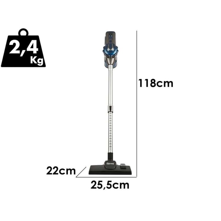 Girmi AP74 2-in-1-pölynimuri, 600 W, sykloninen tekniikka, 0,8 l