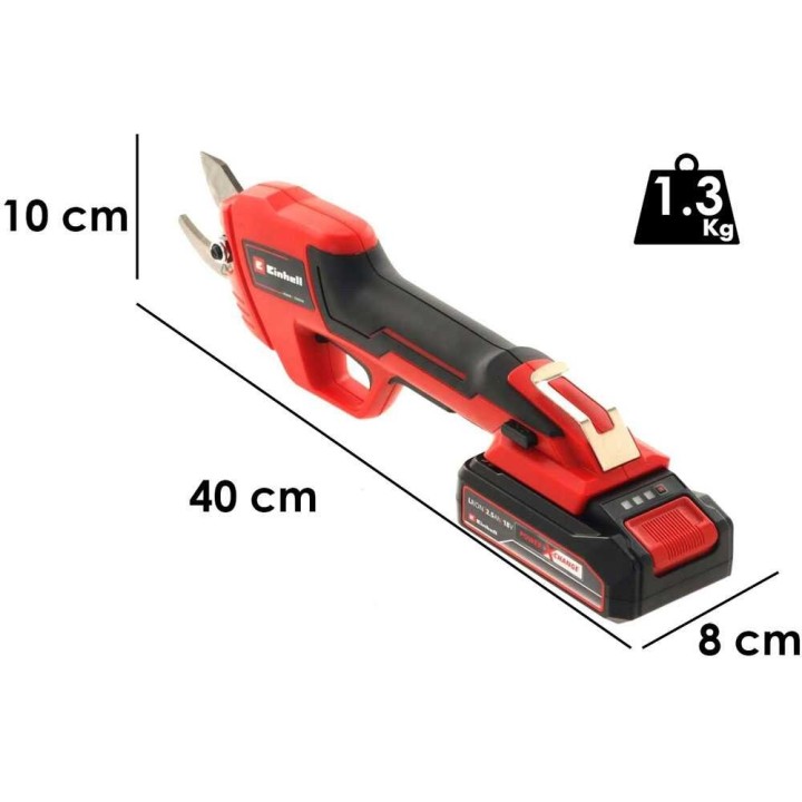 Einhell GE-LS 18 Li -akkukäyttöiset oksasakset, 18 V, 2,5 Ah