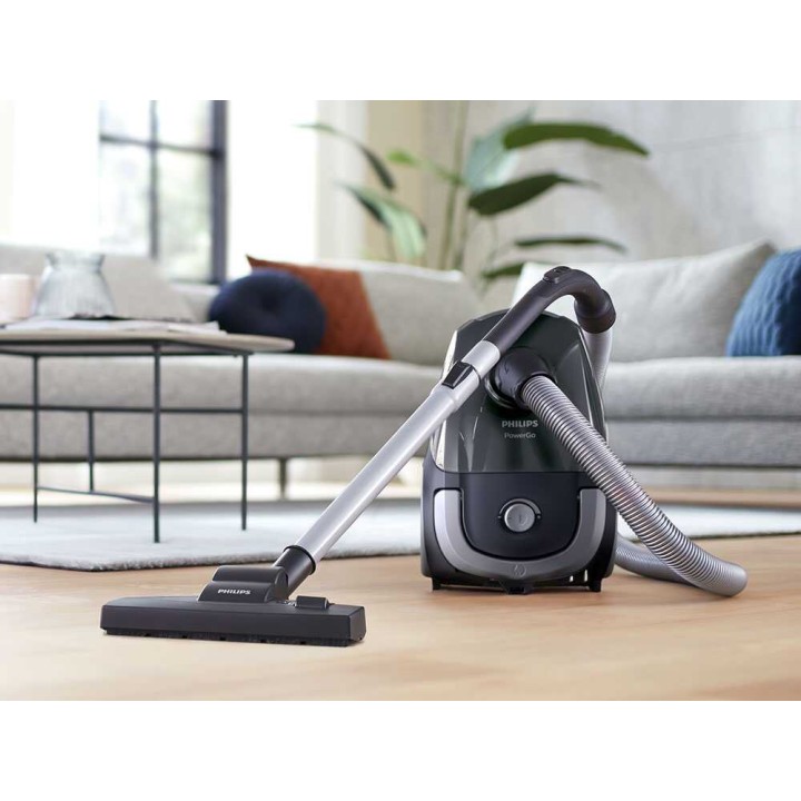 Philips PowerGO FC8244/09 pölynimuri, 900 W, 3 l, harmaa