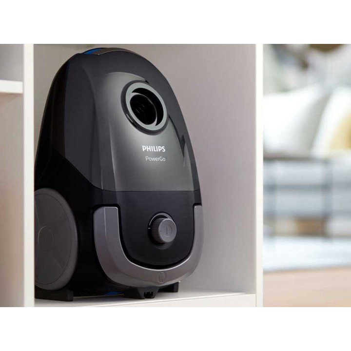 Philips PowerGO FC8244/09 pölynimuri, 900 W, 3 l, harmaa