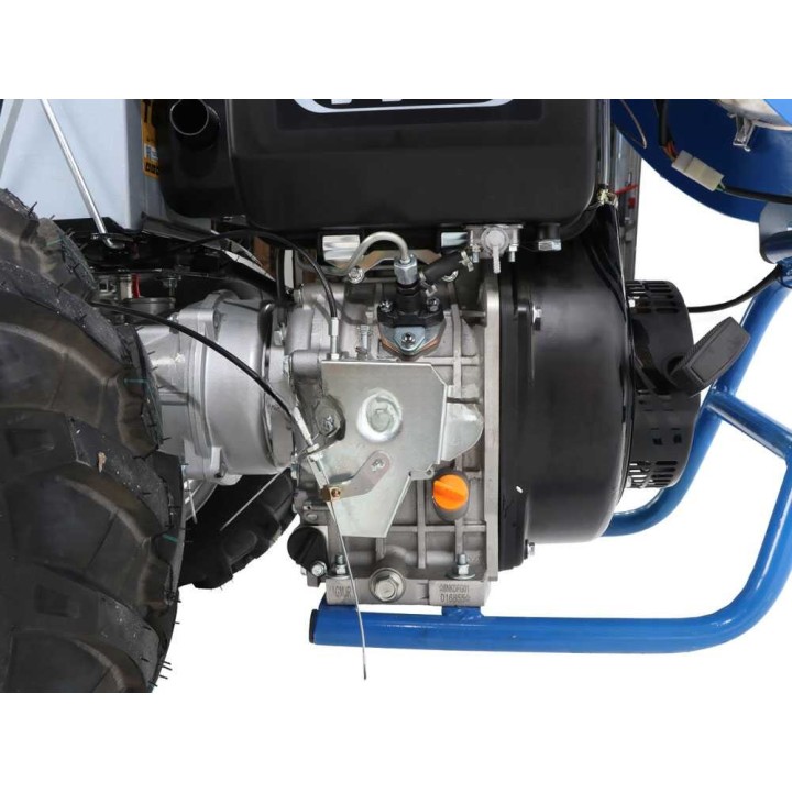 EuroMech Blitz 120 dieseljyrsin, Yagmur D460, 12 HP, sähkökäynnistys, 83 cm