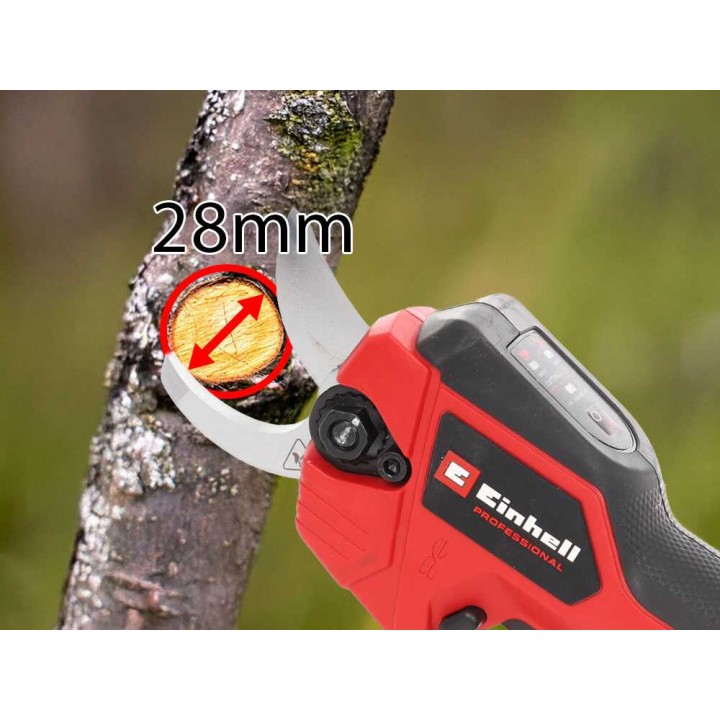 Einhell GP-LS 18/28 LI BL akkuoksasakset, 18 V, 4 Ah, 28 mm