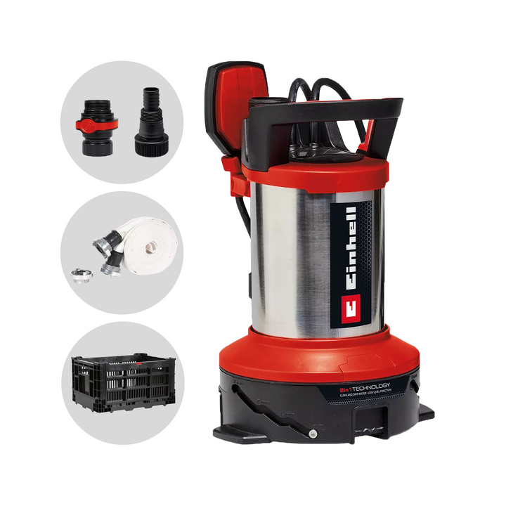 Einhell GE DP 7535 uppopumppu likaiselle ja puhtaalle vedelle 750 W