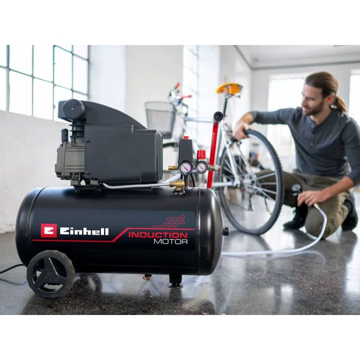 Einhell TE-AC 270/50/10 sähkökompressori, 50 l, 10 bar, 2,5 HP, 23