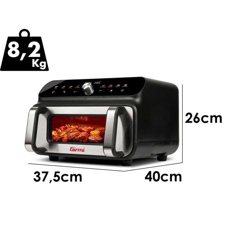 Girmi FG77 Ecofrit Grill ilmafriteeraus- ja uunilaite, 10 l, 2 000 W