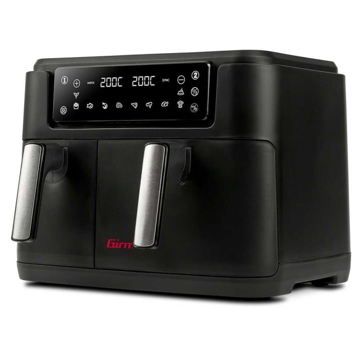 Girmi FG26 Ecofrit Bis kaksikorinen kuumailmakeitin, 9 l, 2 400 W