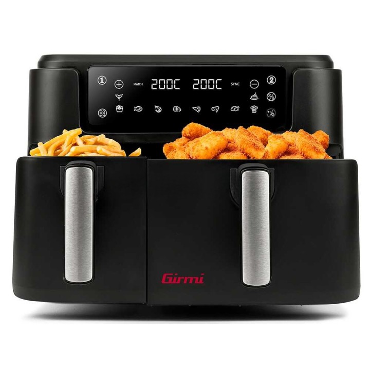 Girmi FG26 Ecofrit Bis kaksikorinen kuumailmakeitin, 9 l, 2 400 W