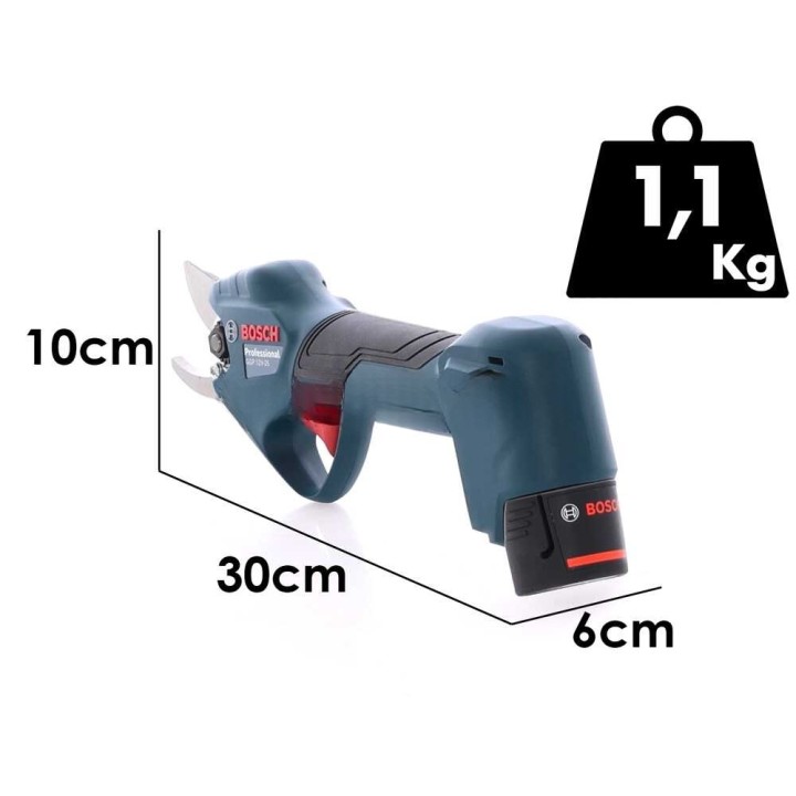 Bosch Professional GGP 12V‑25 akkukäyttöiset oksasakset, 12 V, 3 Ah