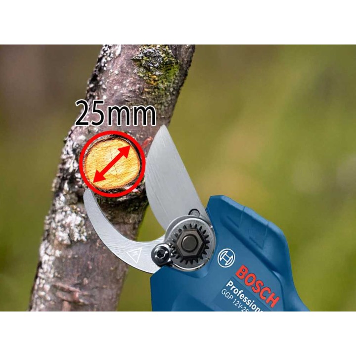 Bosch Professional GGP 12V‑25 akkukäyttöiset oksasakset, 12 V, 3 Ah