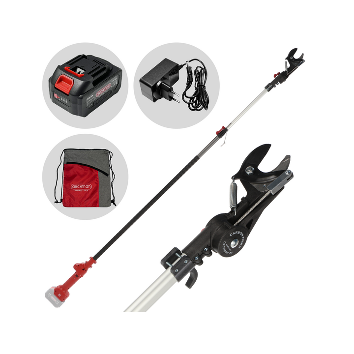 Archman HELIUM akkukäyttöinen teleskooppinen oksaleikkuri 21 V 4 Ah 256 415 cm