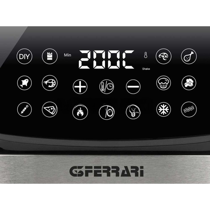 G3 Ferrari Friggisano Star -kuumailmakeitin, 9 l, 2 200 W, kosketusnäyttö