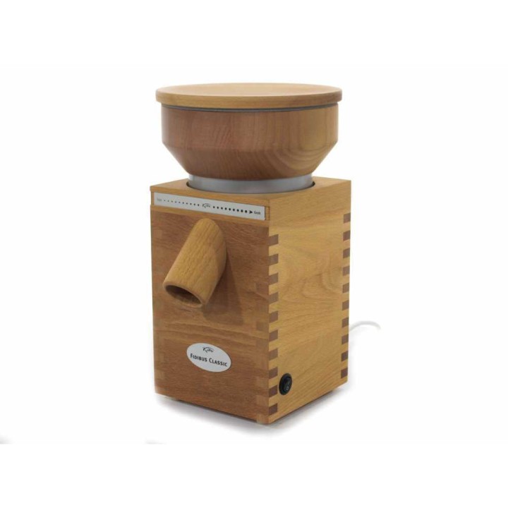 Komo Fidibus Classic viljamylly, massiivipyökki, 360 W, 100 g/min